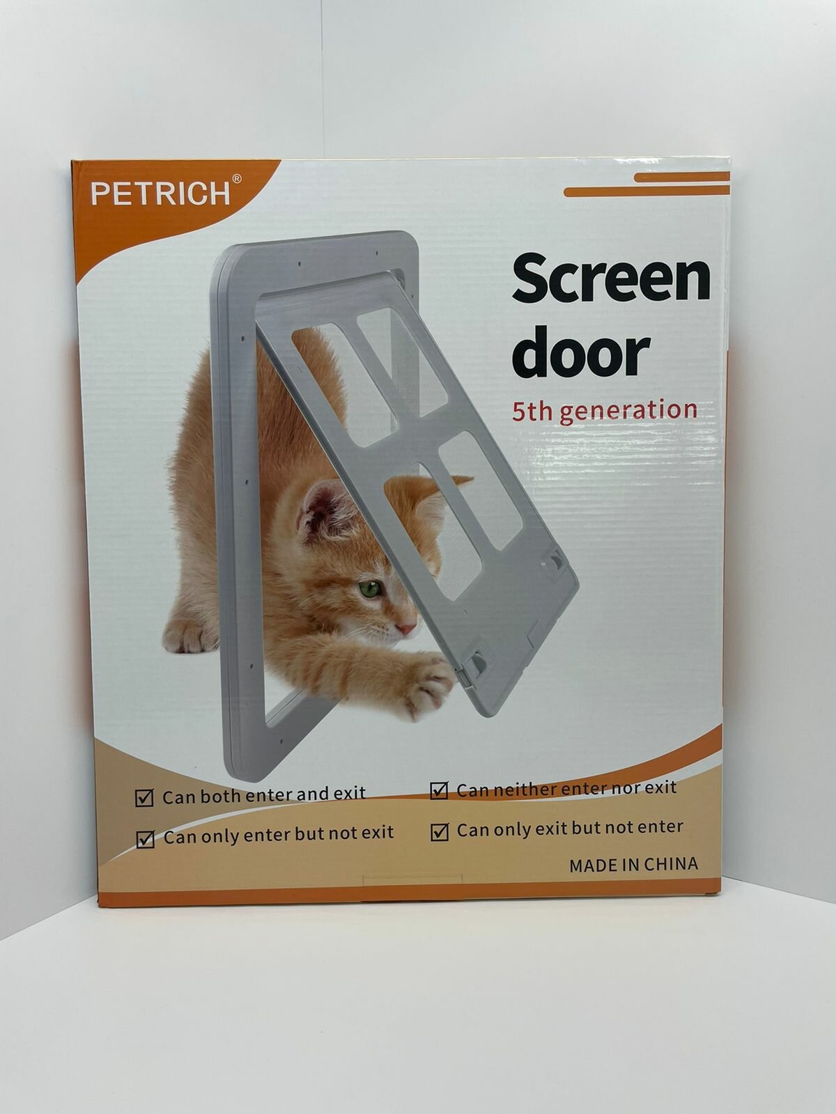 Сетчатая дверь для домашних кошек и собак Petrich. - фотография № 2