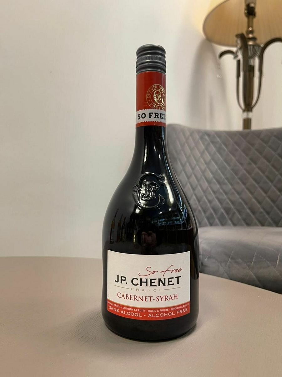 Вино безалкогольное красное сладкое Жан Поль Шене Каберне