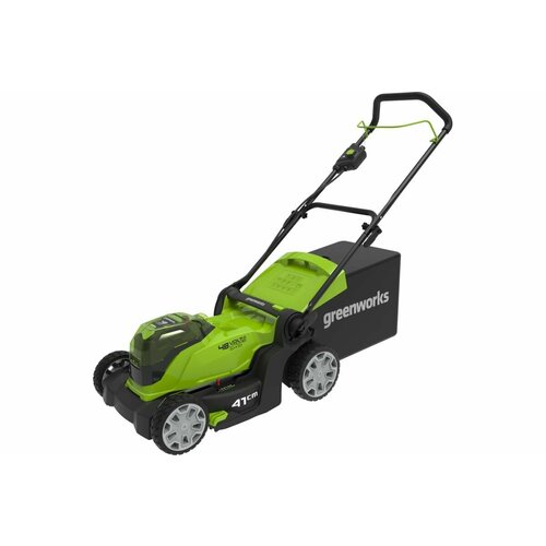 Газонокосилка аккумуляторная Greenworks G24X2LM41K2x, 2*24V.