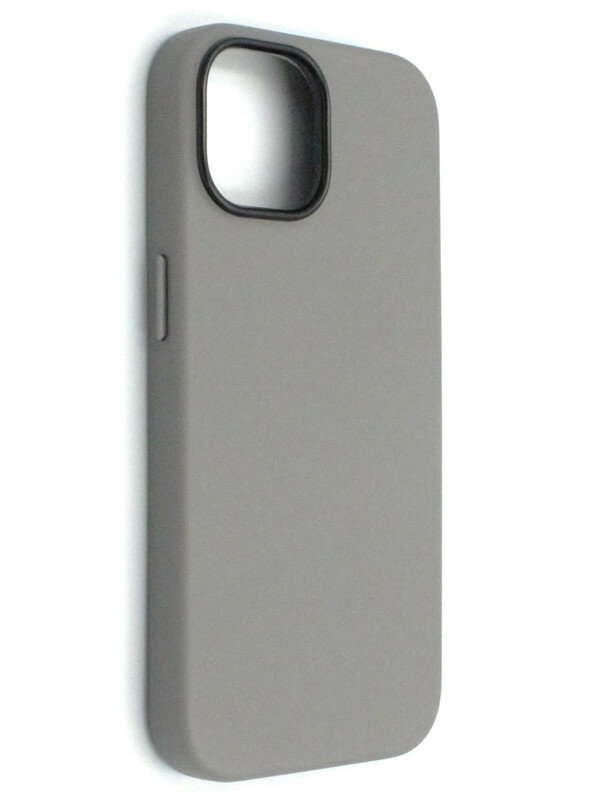 Чехол с MagSafe на iPhone 15 Кожаный (New line)-Titanium Grey