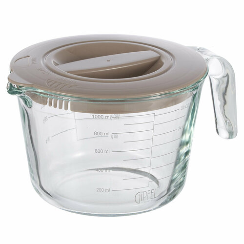 Стакан мерный Gipfel Metrica 51875 1000 мл прозрачный 1194₽