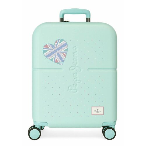 Чемодан Pepe Jeans 37 л размер S бирюзовый 23710₽
