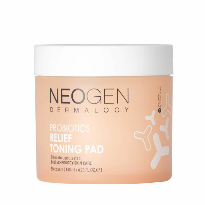 Восстанавливающие пэды с пробиотиками | Neogen Probiotics Relief Toning Pad 140ml (50шт)