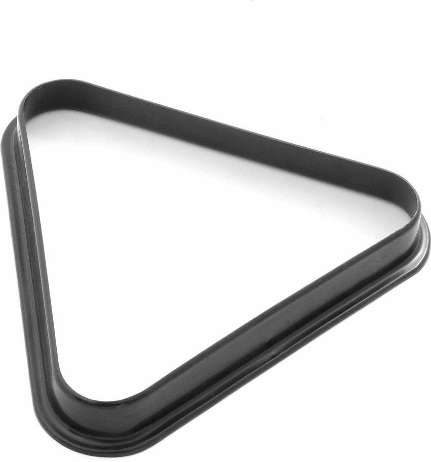 Треугольник для бильярдных шаров Classic 57,2 мм черный пластик (3 мм)
