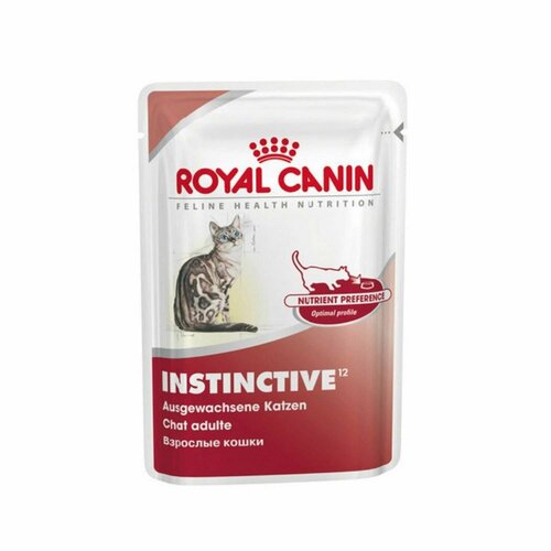 Royal Canin Instinctive пауч влажный корм кусочки в соусе для кошек старше 1-го года, 85 гр, 1 шт