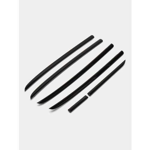 Набор молдингов обивок дверей панели приборов Лада Приора 2 черный лак 12597₽