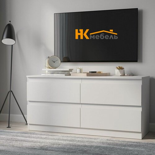 Изображение товара STERN ТВ-4я Тумба для ТВ Белый 127.4х 60.8 х 43.3 см