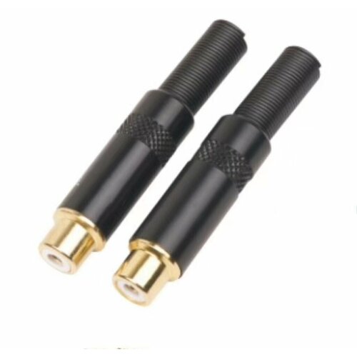 разъем rca g gold metal обжим 6мм на провод Xline Cables RCON RCA F 06 Разъем кабельный RCA мама никель