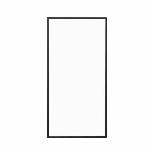 Стеклянная шторка для ванны Iberica Blanca Mod.406 прозрачное/черный Шторка неподвижная 70х140 (IB406. SB.140.70)