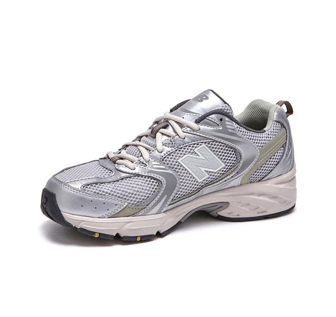 Кроссовки New Balance 530, полнота D, размер 275 mm | EU 43 | RU 42 | US 9,5, серебристый — фото 1