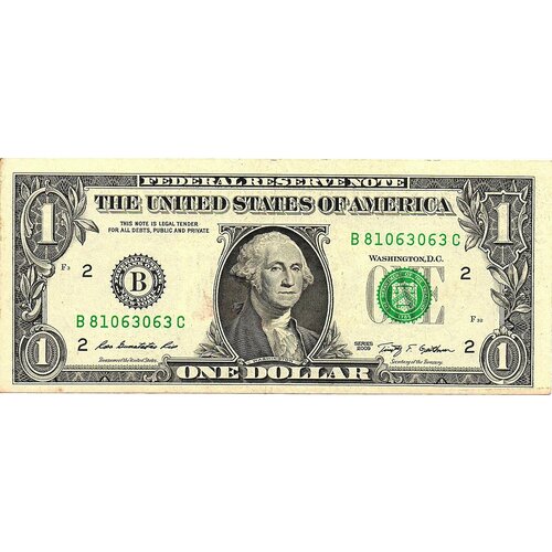 Доллар 2009 год США 8106