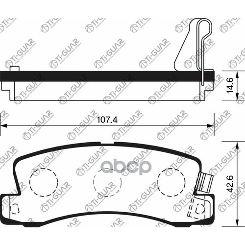 Тормозные Колодки Tg-420CPf1321 Керамика Tiguar Ty Ae90 Ae100 Ee101 At190 St191 Sv32 Cv30 Sv41 Cv40 Задние Диск 4230₽