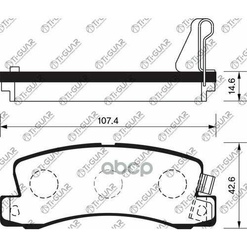 Тормозные Колодки Tg-420C/Pf1321 (Керамика)* Ti·guar Ty Ae90, Ae100, Ee101, At190, St191, Sv32, Cv30, Sv41, Cv40 Задние Диск.
