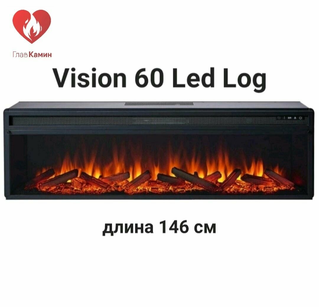 Линейный электроочаг Royal Flame Vision 60 LOG LED