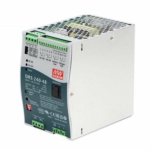 Источник питания AC-DC для систем безопасности Mean Well DRS-240-48 смывка ас 1 0 5 л