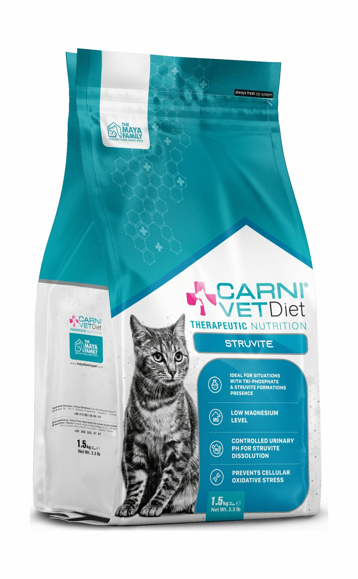 фото CARNI VD CAT RENAL 1,5кг д/к при ХПН, поддержание здоровья почек х 2 шт.