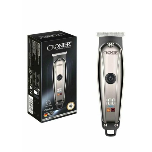 Профессиональный беспроводной триммер с дисплеем Машинка для стрижки волос бороды и усов 170000₽