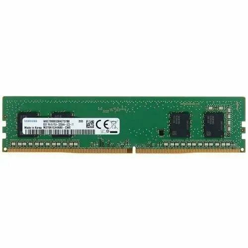 Оперативная память для компьютера 8Gb (1x8Gb) PC4-25600 3200MHz DDR4 DIMM CL22 Samsung M378A1G44CB0-CWE M378A1G44CB0-CWE память ddr4 8gb 3200mhz samsung m378a1g44cb0 cwe