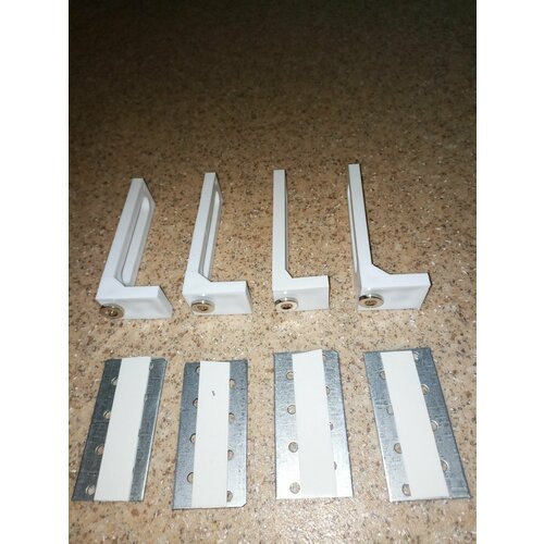 Универсальное магнитное крепление экрана, панели, шторки для акриловых ванн и душевых поддонов