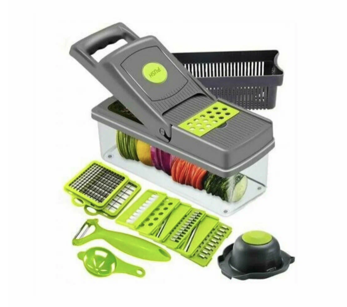 Овощерезка Veggie Slicer слайсер с контейнером 14 в 1