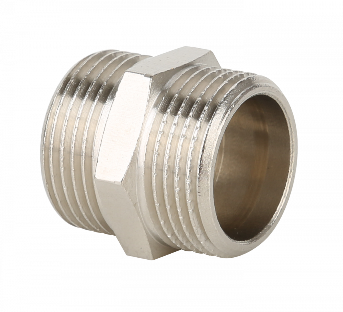 фото Ниппель НР-НР никелированный 3/4" Gappo G2204.05