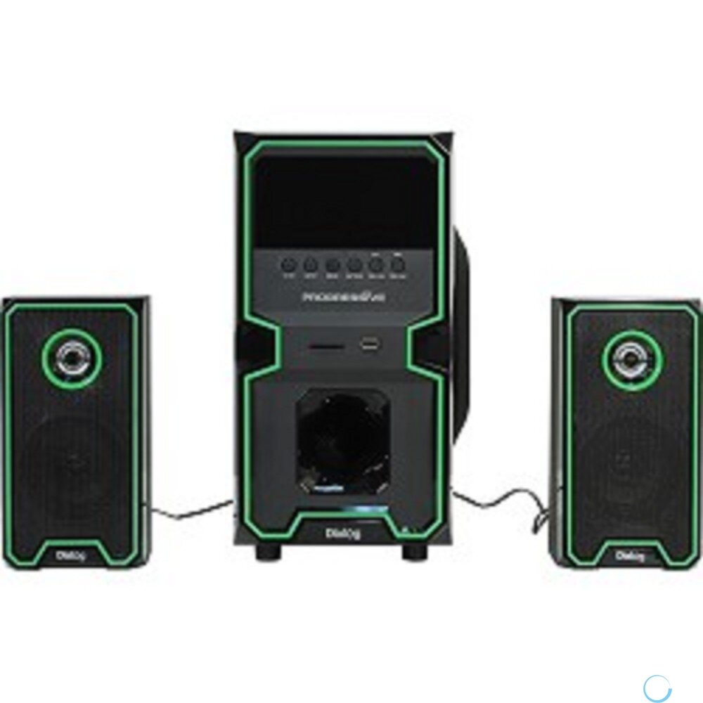 Dialog Progressive AP-222B BLACK - акустические колонки 2.1, 30W+2*10W RMS, Bluetooth, USB+SD reader