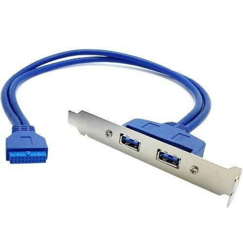 Планка USB3.0 Orient C087 вывод 2-х портов usb3.0 с материнской платы на корпус планка портов orient c088