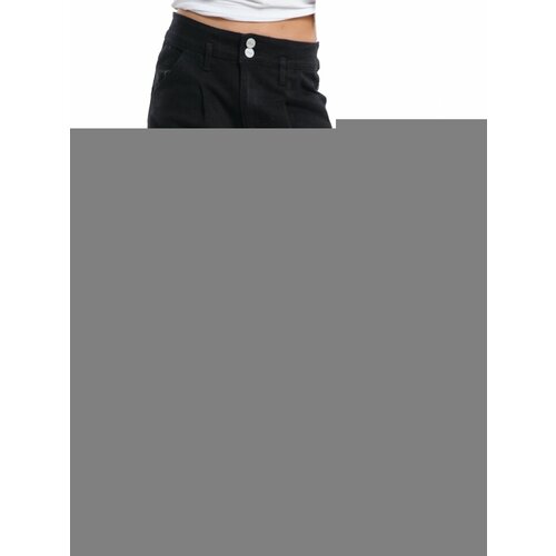 юбка mini maxi размер 146 черный Джинсы Mini Maxi, размер 146, черный