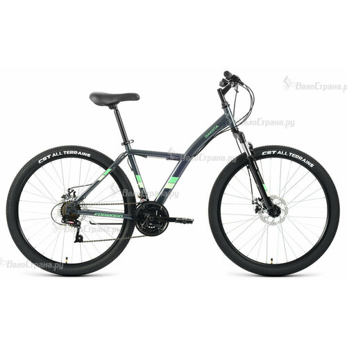 Горный велосипед Forward Dakota 27,5 2.0 D (2022) 16.5 Серо-зеленый (152-168 см) детский велосипед forward dakota 16 год 2022 цвет оранжевый зеленый