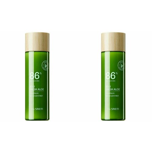 СМ Aloe Эмульсия для лица увлажняющая с алоэ Jeju Fresh Aloe Emulsion, 155 мл, 2 шт