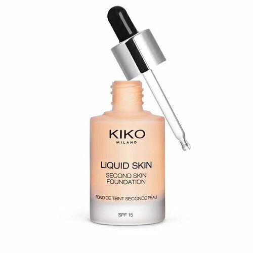 Kiko Milano Тональный крем LIQUID SKIN SECOND SKIN FOUNDATION, Warm Beige 10 тональная основа noubamore second skin foundation 30мл no 81