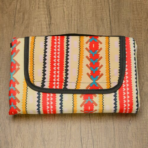 Лежак для пляжа, пикника, похода, кемпинга. Коврик туристический водонепроницаемый складной, для отдыха на природе компактный, пляжный.