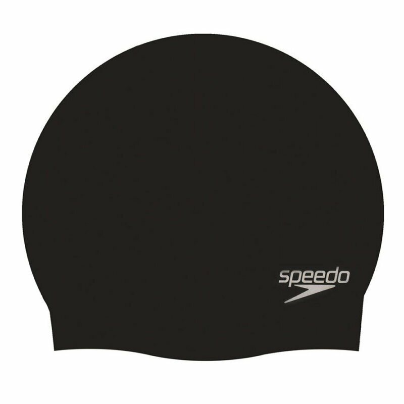 Шапочка для плавания SPEEDO Plain Molded Silicone Cap, Black