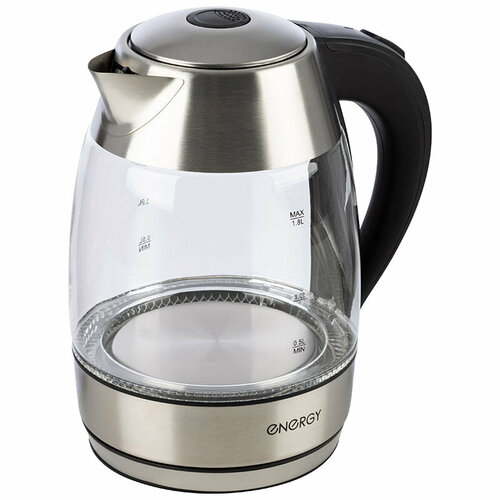 Чайник электрический 18Л 1850-2200 ВТ диск стеклопластик черн ENERGY 361500₽