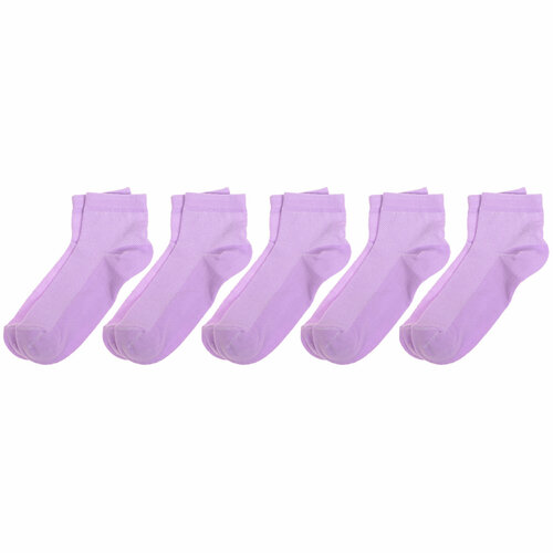Носки Альтаир 5 пар, размер 22, фиолетовый