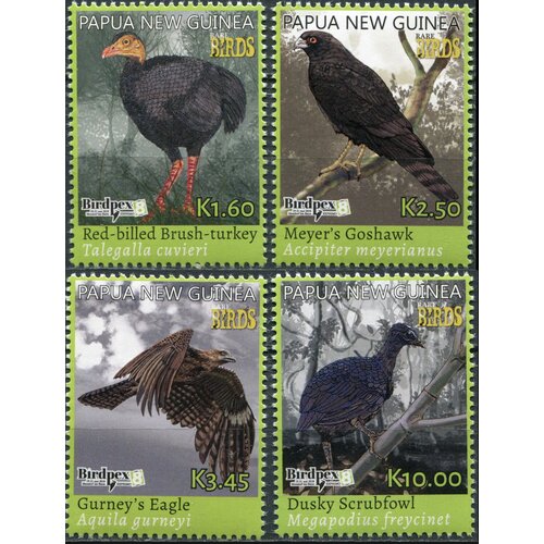 Папуа Новая Гвинея. 2018. Редкие Птицы (Серия. MNH OG)