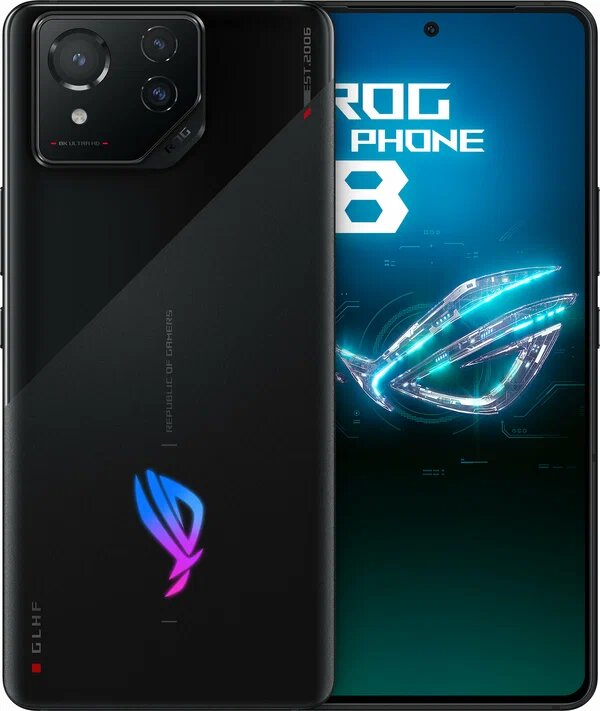 Смартфон ASUS ROG Phone 8 12/256 ГБ CN, Dual nano SIM, phantom black