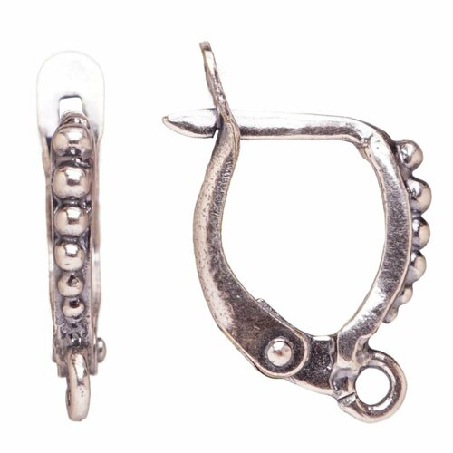 Швензы английский замок Классические посеребрение оксид 2567 Хорошие Вещи 480₽