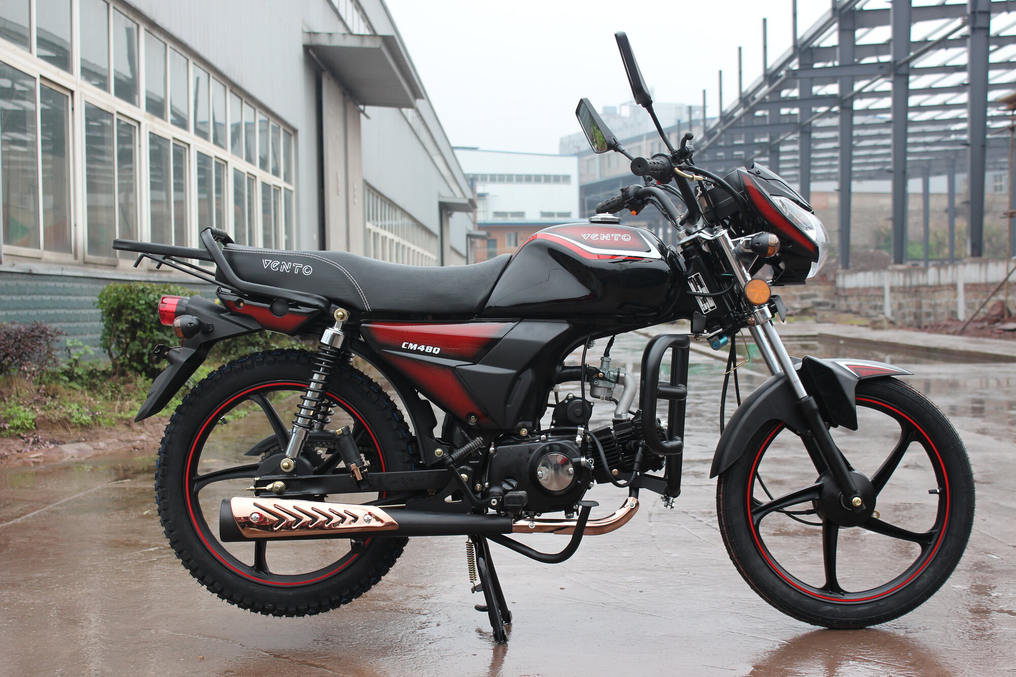 Мопед VMC VENTO RIVA II SX 110 куб. см.(49)7л. с. серия CH1100 черный (кик-стартер/электростартер) — фото 1