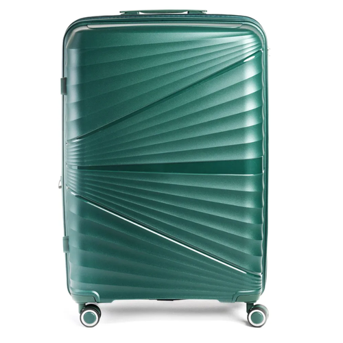 Чемодан Impreza, 115 л, размер L, зеленый чемодан impreza 9001l темно зеленый 105 л размер l зеленый