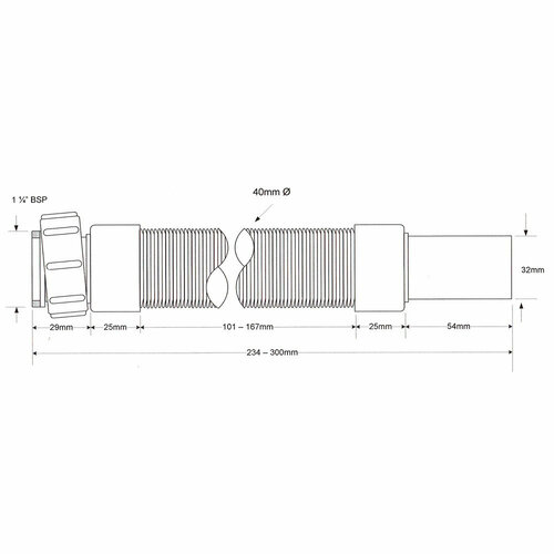 Сифон для раковины McAlpine 1 1/4х32 мм без выпуска с соединением 32 мм (MRMF1-03) mrmf1 05 гибкая труба 1 1 4х32 мм длина 300 500 мм mcalpine