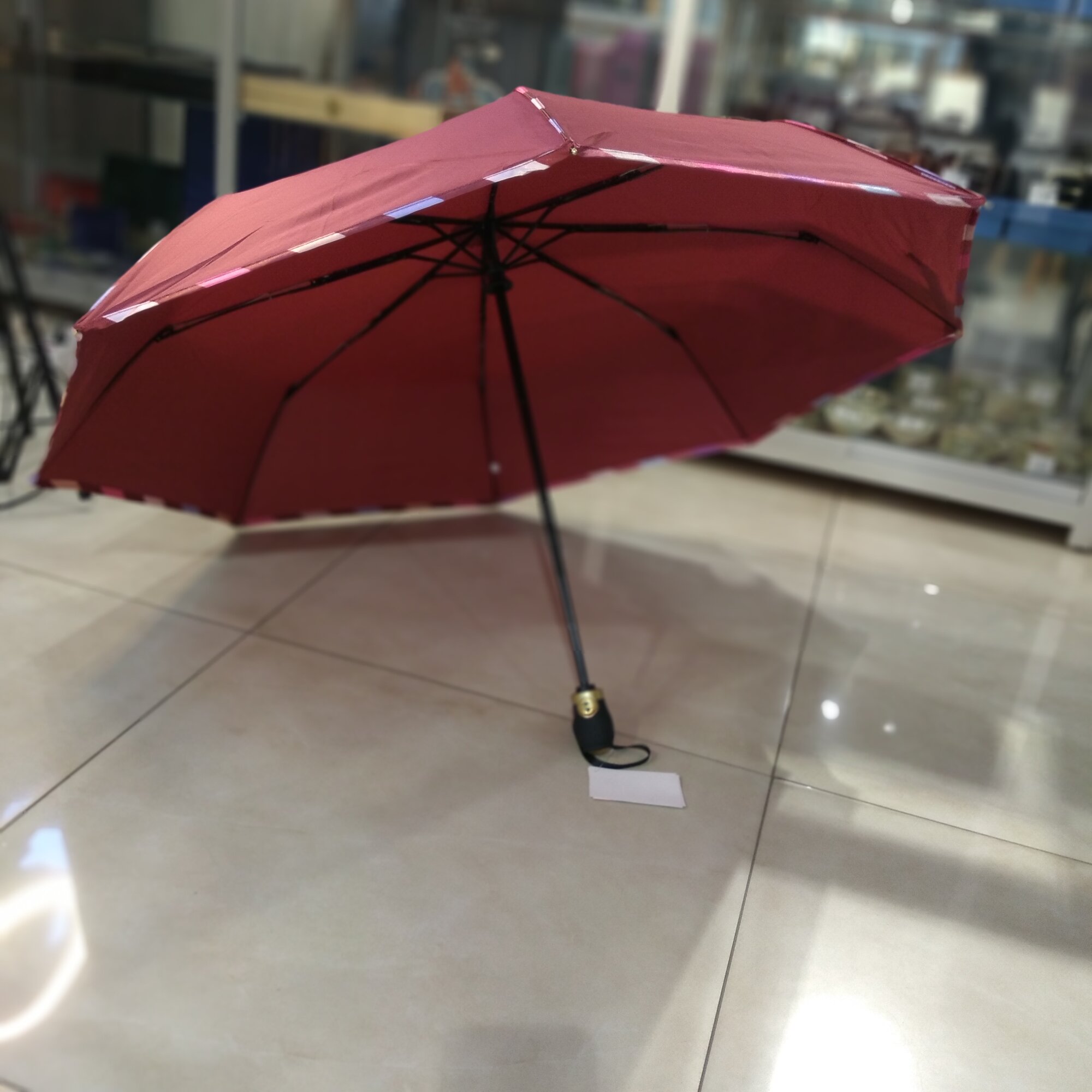 Смарт-зонт Три слона, красный — фото 1