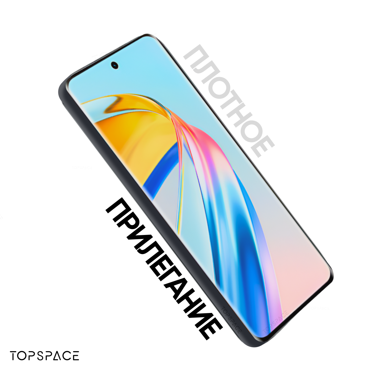 Черный чехол для Honor X9b / противоударный матовый силиконовый клип-кейс с защитой камеры на Хонор Икс9б — фото 1