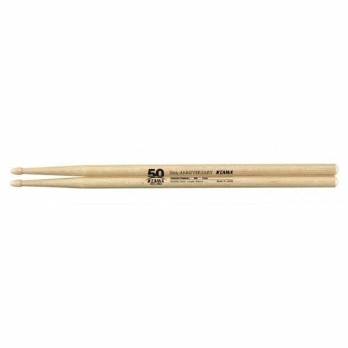 барабанные палочки tama hrm7a rhythm mate drum stick орех Палочки для барабана Tama 5B-50TH 50TH LIMITED DRUMSTICKS