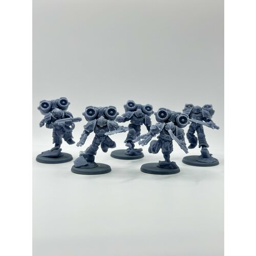 игровые фигурки chaos space marine terminators warhammer 40k 3шт space marines 40k warhammer вархаммер Набор миниатюр Chaos Space Marines: Raptors, Warhammer 40k, CSM, НРИ.