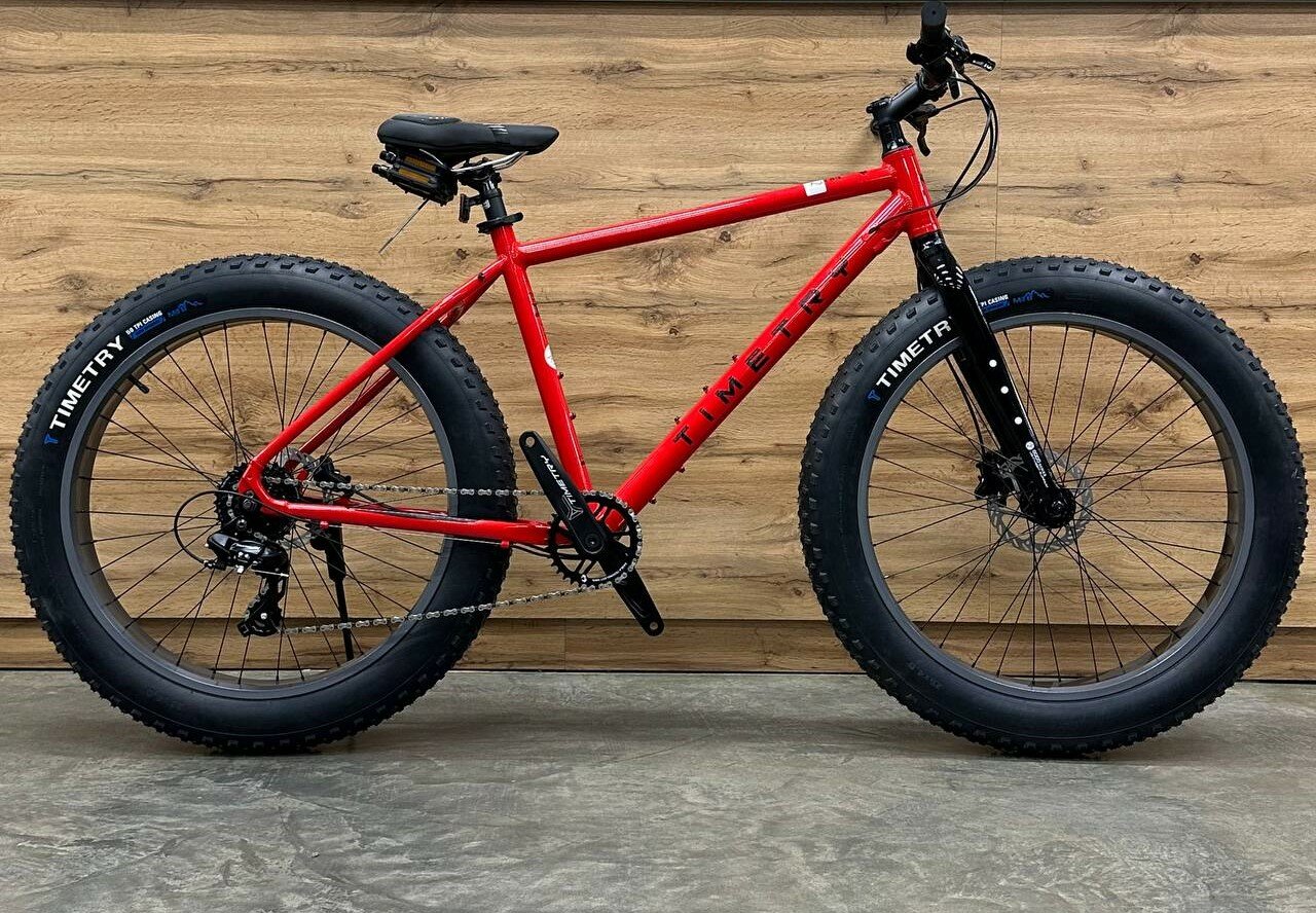 Велосипед Фэтбайк BREND TIMETRY ORIGINAL TT222, 26 колеса, 8 скоростей, красный — фото 1