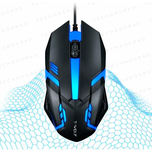 Мышь компьютерная проводная Gramaden V1-1 USB 20 с RGB подсветкой для ПК и ноутбука 49900₽