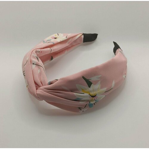 Ободок для волос женский розовый