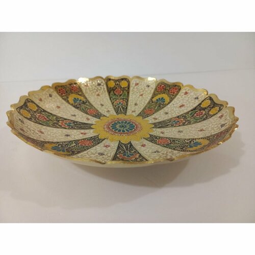 Индия Трейд BE-8827412 Конфетница, латунь, цветная эмаль, 18 см индия трейд