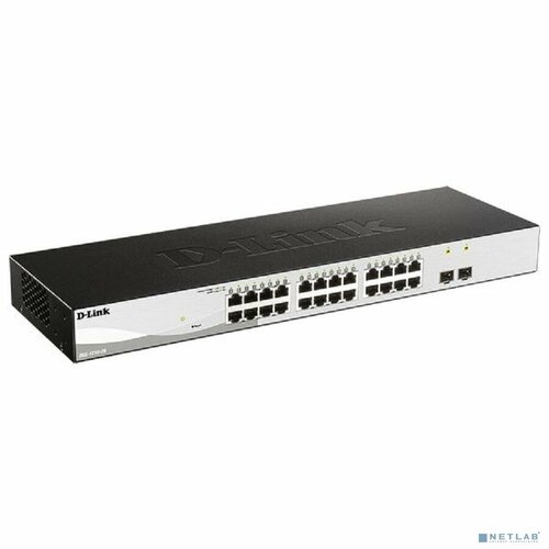 D-Link SMB Сетевое оборудование D-Link DGS-1210-26FL2A Управляемый L2 коммутатор с 24 портами 101001000Base-T и 2 портами 1000Base-X SFP 21873₽